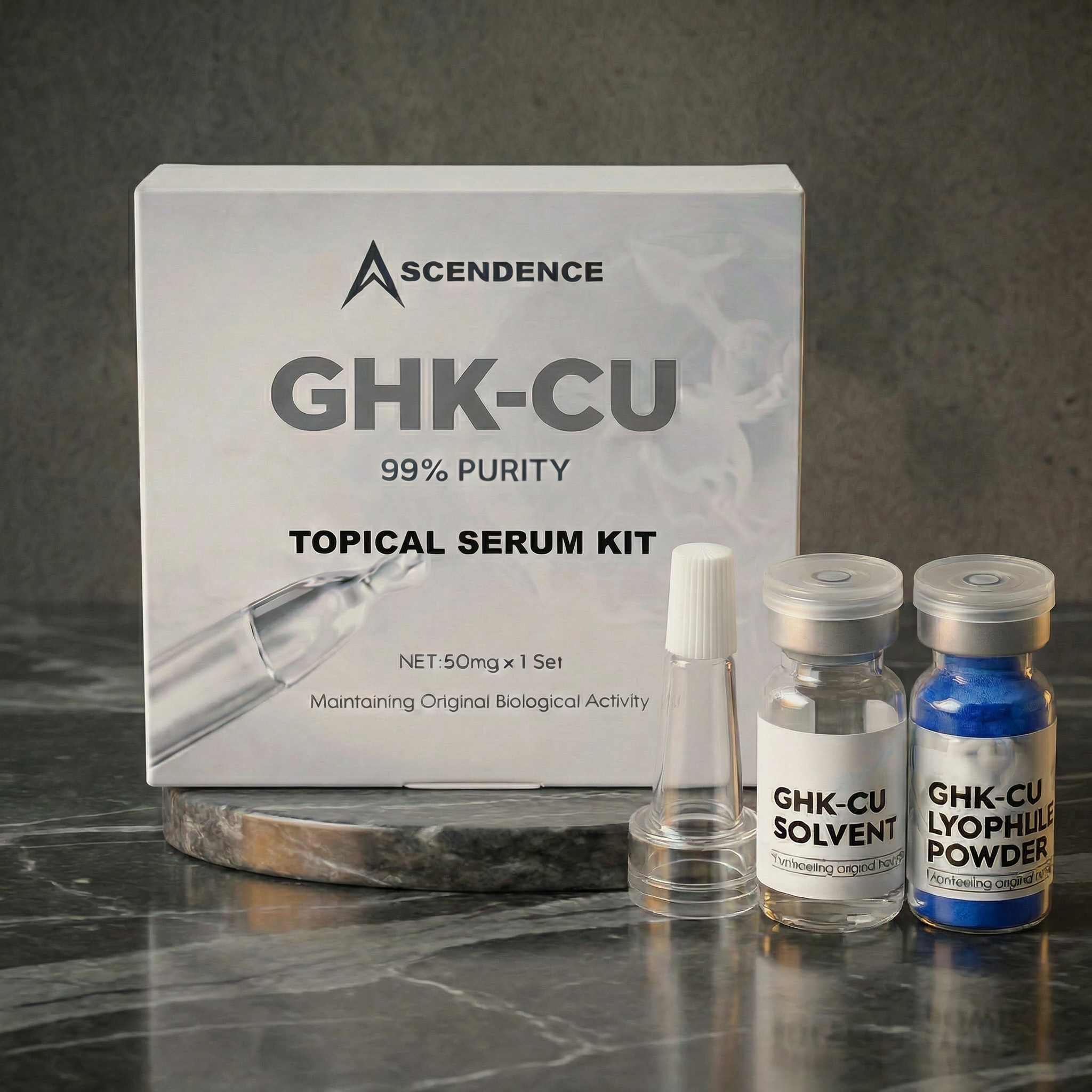GHK-CU - Topical Serum Kit 50ml Azur Skin GHK-CU - Topical Serum Kit 50ml Azur Skin