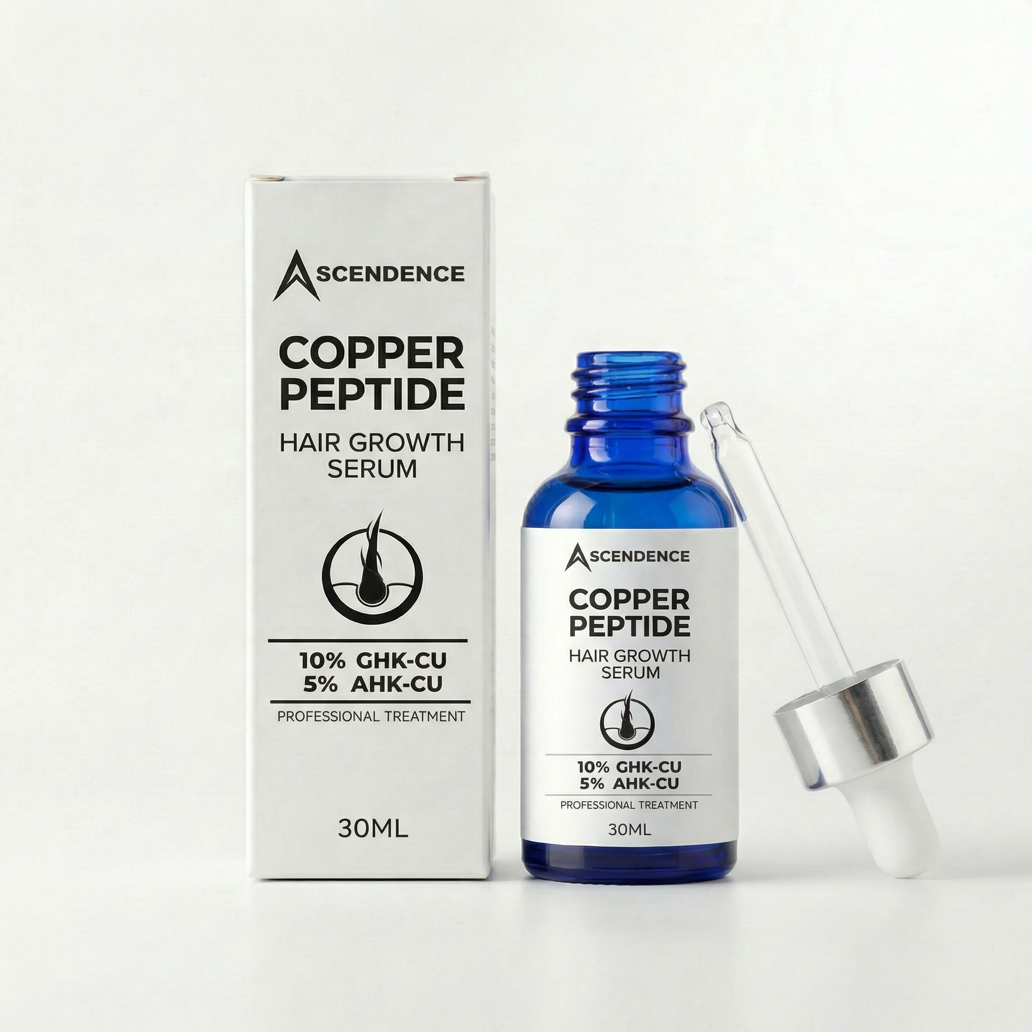 Advanced GHK-CU + AHK-CU - Peptide Hair Growth Serum 30ml